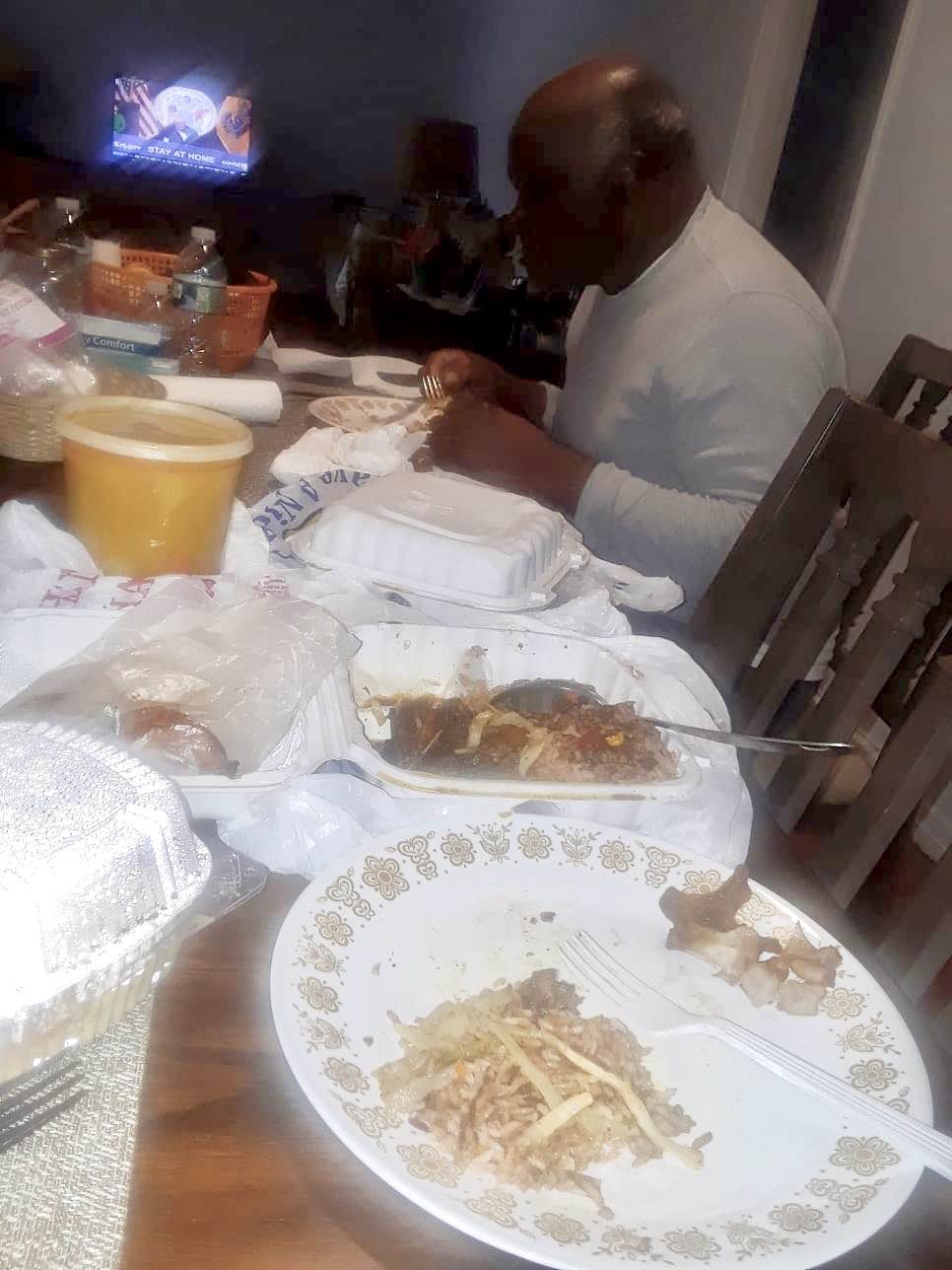 Cleveland Brown, church elder at First holiness church in New Rochelle had a pleasant surprise for his 86th birthday.